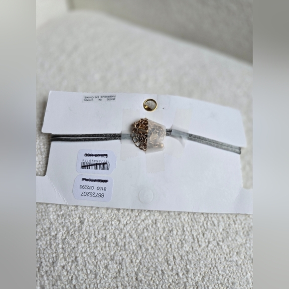 NWT, Free People,  Velvet Heart Choker, Aqua -NEW! - Picture 6 of 6